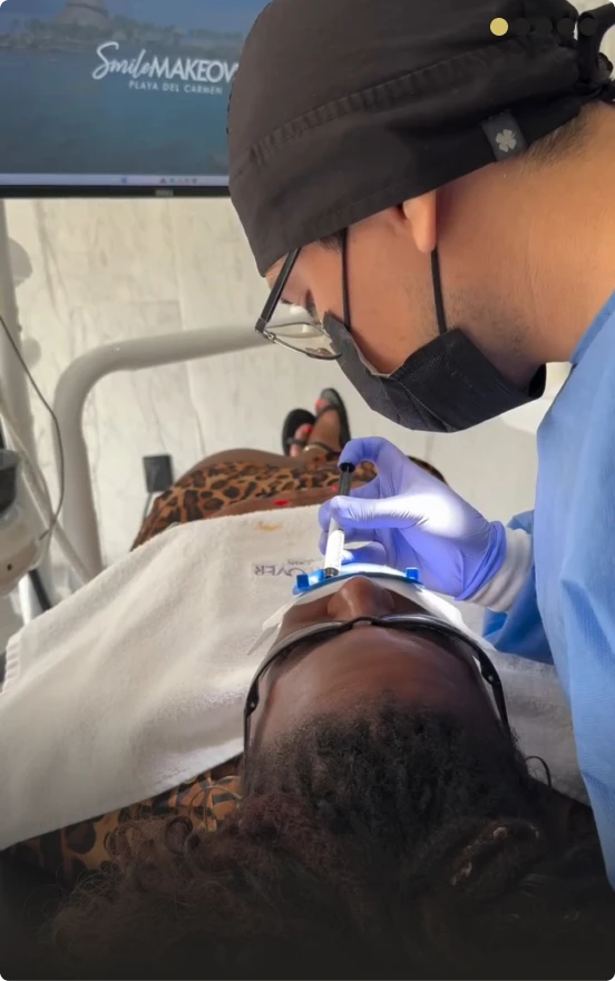 Step 1 All-on-4 dental implant process consultation and planning Playa del Carmen