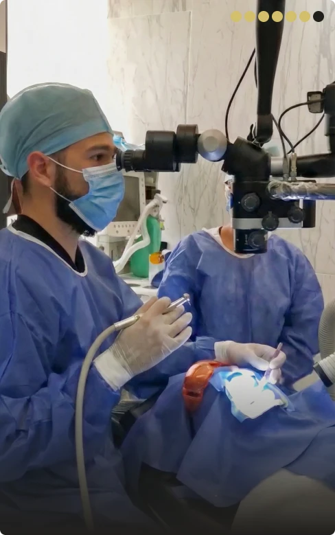 Step 6: Bonding process for the new biocompatible restoration