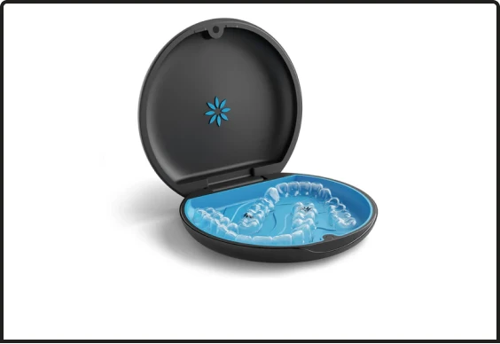 Official Invisalign clear aligners display