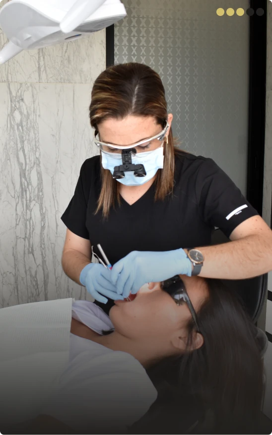 Step 3: Fitting the first set of custom Invisalign aligners