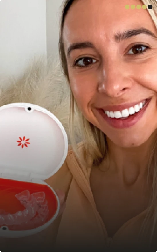 Step 4: Progress check-up for teeth alignment during dental vacation