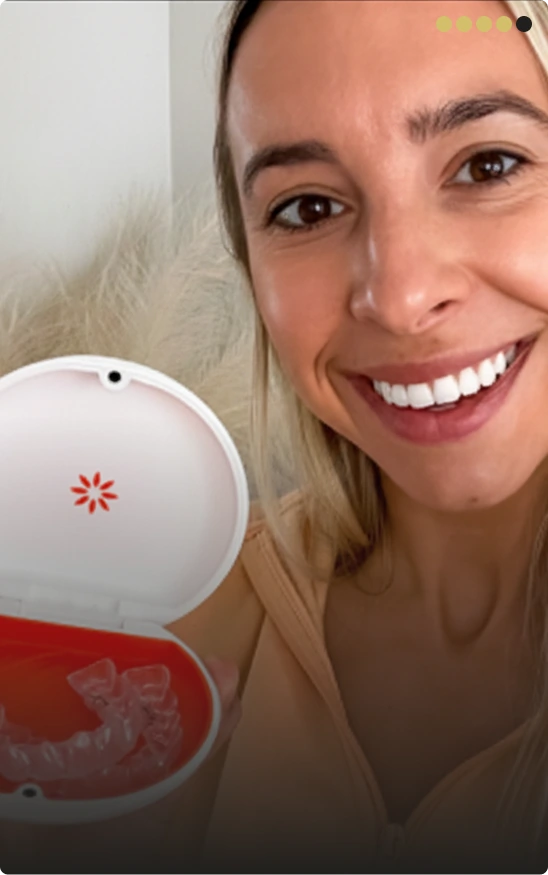 Step 4: Progress check-up for teeth alignment during dental vacation