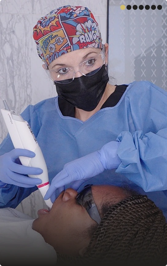 Step 1: Patient preparation and safety isolation for amalgam removal