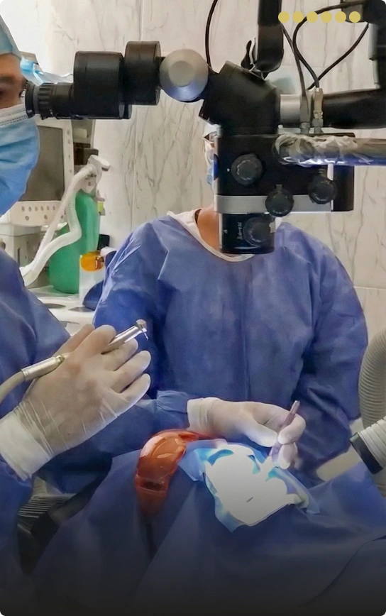 Step 6: Bonding process for the new biocompatible restoration